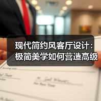 现代简约风客厅设计：极简美学如何营造高级感？（图4）