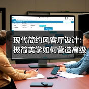 现代简约风客厅设计：极简美学如何营造高级感？（图2）
