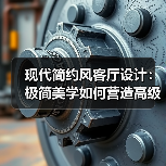 现代简约风客厅设计：极简美学如何营造高级感？（图1）