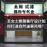王女士雅居客厅设计如何打造自然温馨风格？（图3）