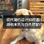 现代简约设计如何通过胡桃木色与白色搭配打造温馨复古家居？（图4）