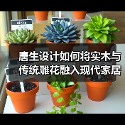 唐生设计如何将实木与传统雕花融入现代家居？（图1）