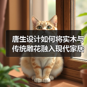 唐生设计如何将实木与传统雕花融入现代家居？（图2）