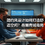 简约风设计如何打造舒适空间？岳麓青城南苑实景解析（图3）