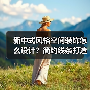 新中式风格空间装饰怎么设计？简约线条打造现代家居（图3）