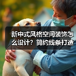 新中式风格空间装饰怎么设计？简约线条打造现代家居（图2）