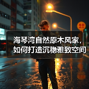 海琴湾自然原木风家，如何打造沉稳雅致空间？（图3）