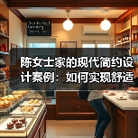 陈女士家的现代简约设计案例：如何实现舒适与实用？（图1）