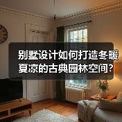 别墅设计如何打造冬暖夏凉的古典园林空间？（图2）