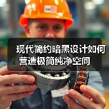 现代简约暗黑设计如何营造极简纯净空间（图2）