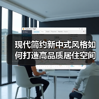 现代简约新中式风格如何打造高品质居住空间？（图3）