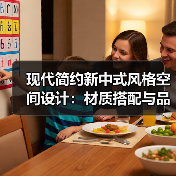 现代简约新中式风格空间设计：材质搭配与品质打造（图4）