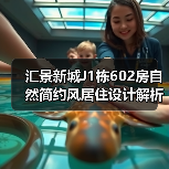 汇景新城J1栋602房自然简约风居住设计解析（图3）