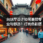 台球厅设计如何兼顾专业与舒适？灯光色彩搭配全解析（图4）