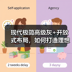 现代极简高级灰+开放式布局，如何打造理想家居空间？（图4）