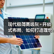 现代极简高级灰+开放式布局，如何打造理想家居空间？（图1）