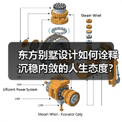 东方别墅设计如何诠释沉稳内敛的人生态度？（图1）