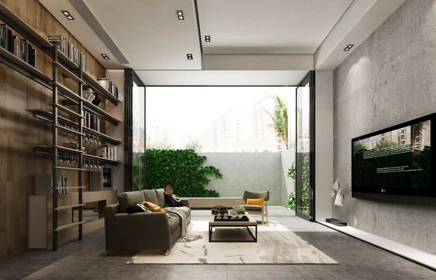 没想到，粗糙水泥墙竟能打造如此精致温暖的家(图2)