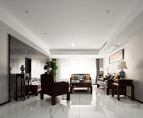 沉浸式体验200平新中式风格复式，装点出我心中的完美家