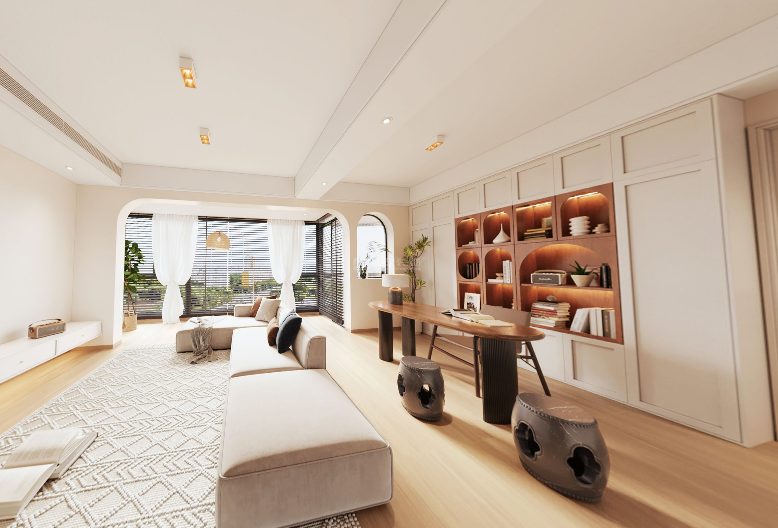 当中古风遇上奶油风，竟然能碰撞出如此温暖又复古的家居奇迹(图1)