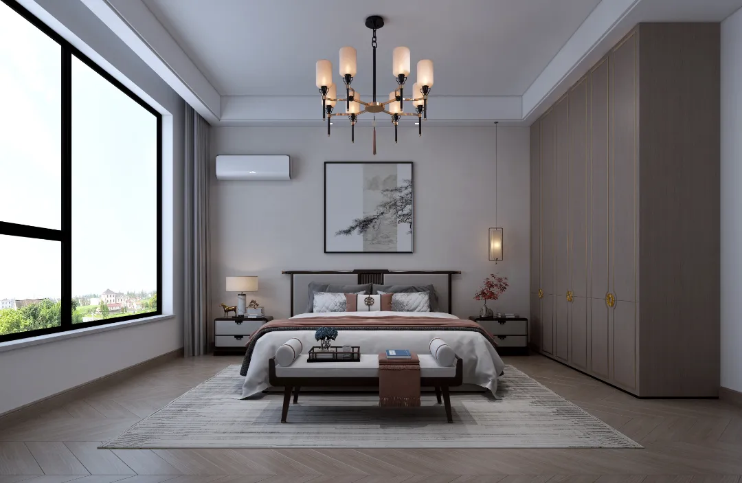 新中式装修风靡全国，这对夫妻竟然把400㎡豪宅装成了江南水墨画(图6)