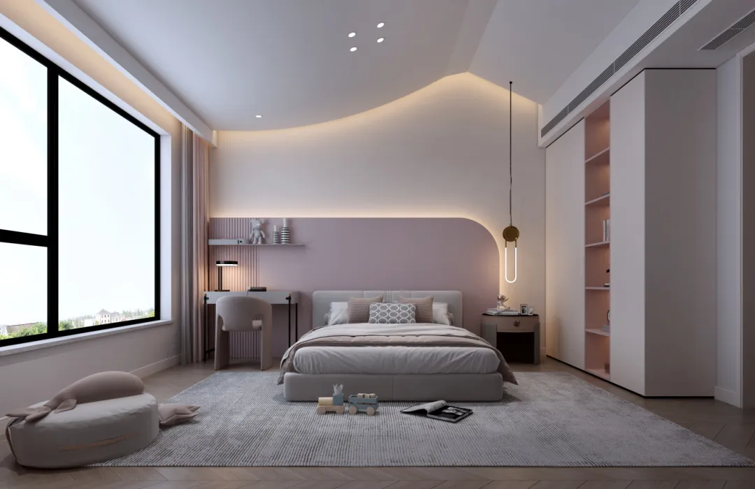 新中式装修风靡全国，这对夫妻竟然把400㎡豪宅装成了江南水墨画(图7)