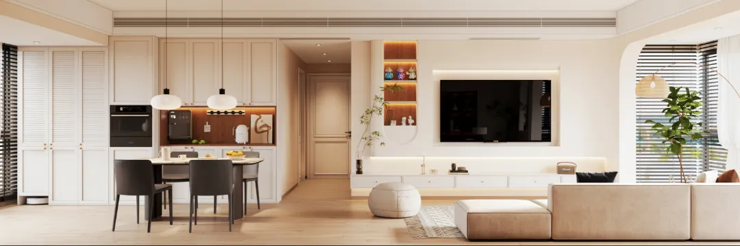 当中古风遇上奶油风，竟然能碰撞出如此温暖又复古的家居奇迹(图2)