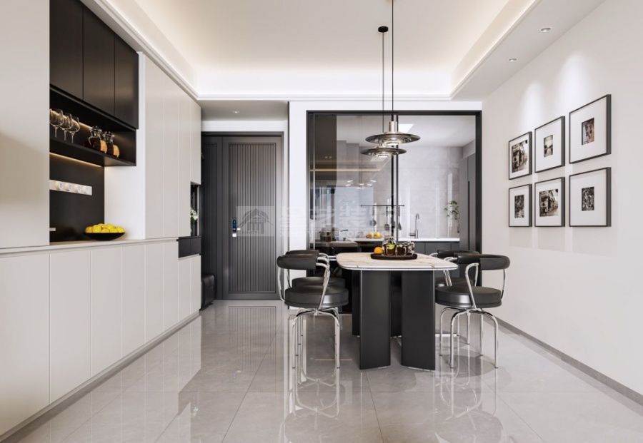 现代东方小区现代黑白灰风格(图4)