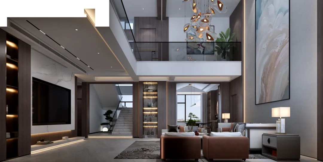 新中式装修风靡全国，这对夫妻竟然把400㎡豪宅装成了江南水墨画(图2)