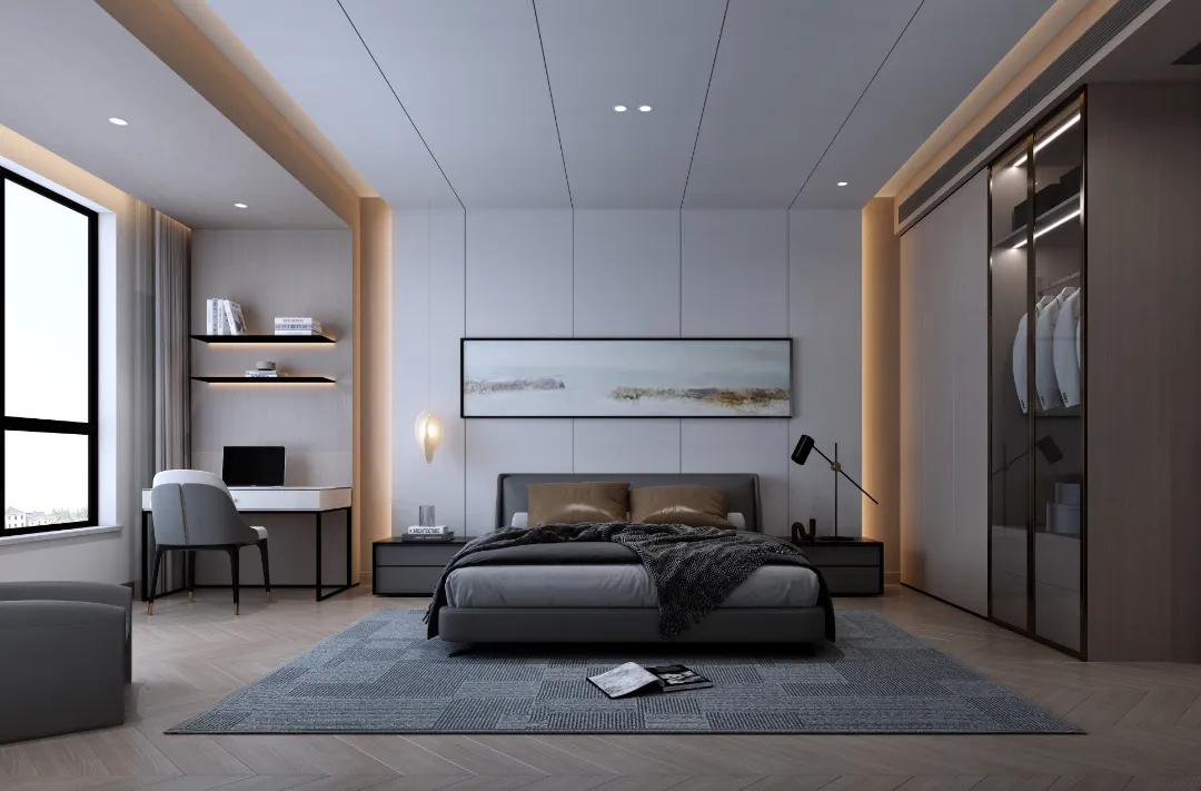 新中式装修风靡全国，这对夫妻竟然把400㎡豪宅装成了江南水墨画(图5)