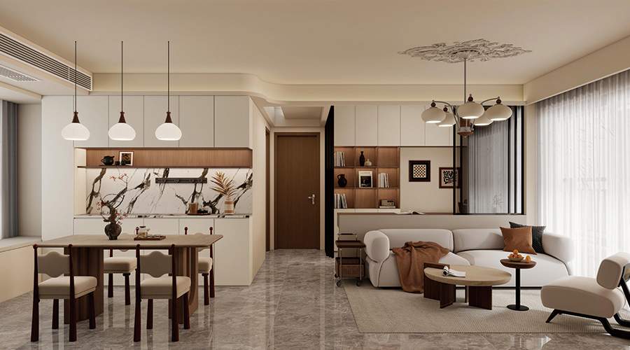 中古风家装竟然不用主灯，3个光影魔法让家明亮又复古