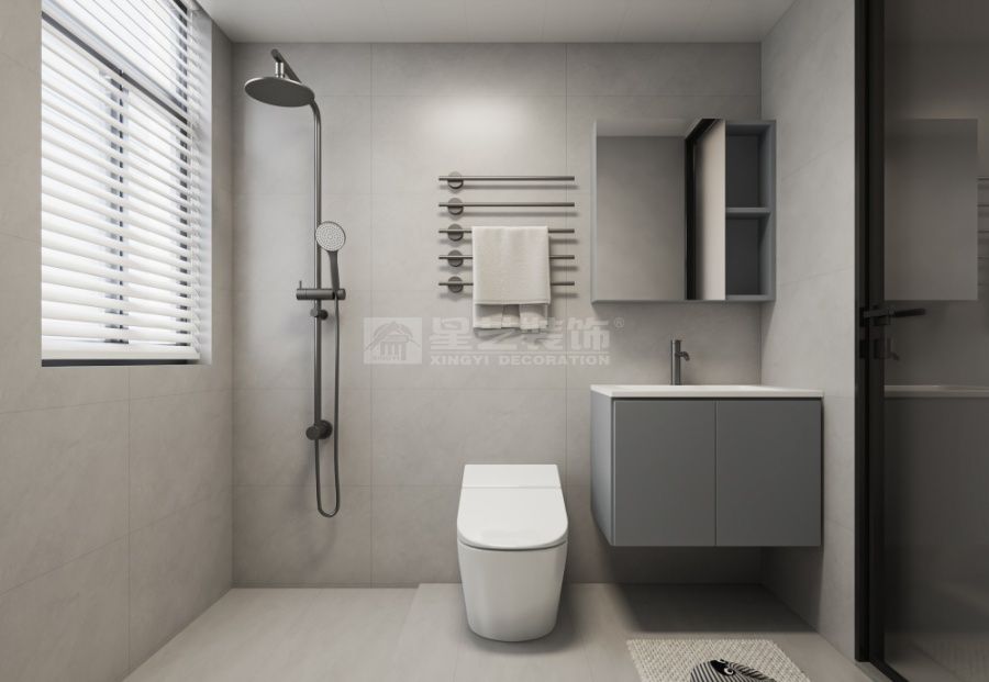 黑白极简风装修，客厅延伸阳台竟让空间大了两倍(图10)