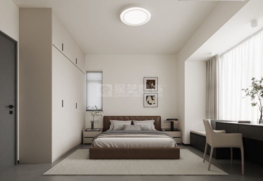 黑白极简风装修，客厅延伸阳台竟让空间大了两倍(图6)