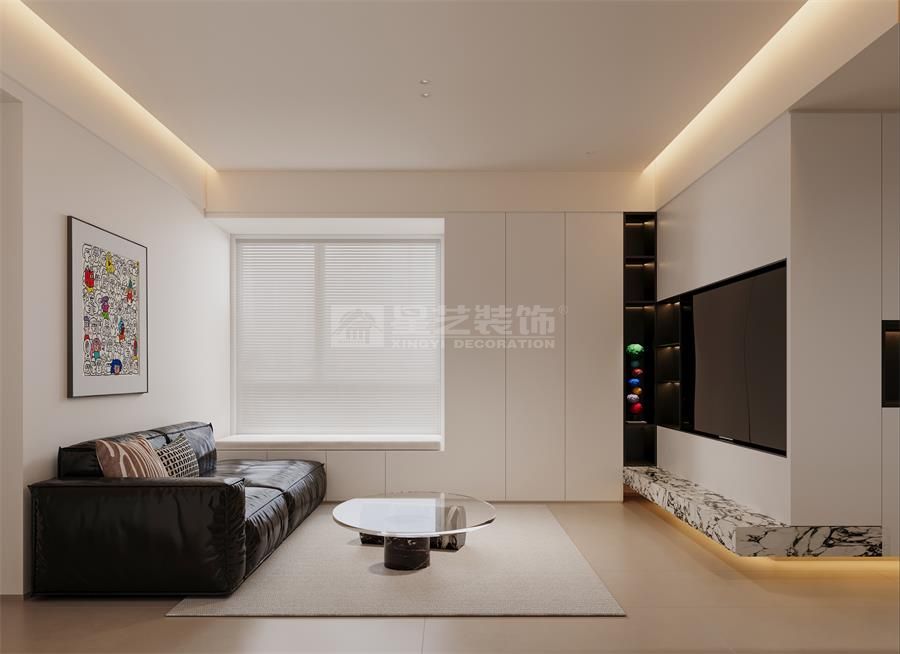 80的时尚黑白空间(图1)