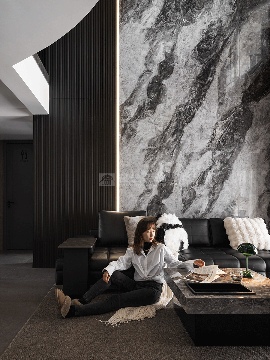 340㎡别墅设计：让空间，成为生活最本真的模样(图3)